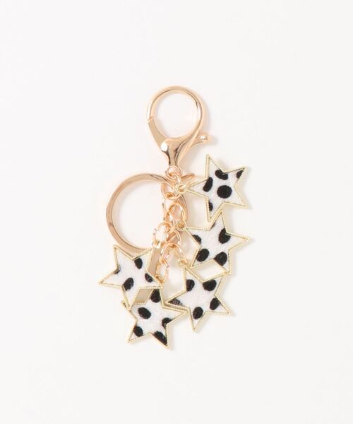 VitaFelice(ヴィータフェリーチェ)の「星 バックチャーム(チャーム・レディース・ライトブラウン/ブラウン/ホワイト/グレー/グリーン・FREE)」の2枚目の写真