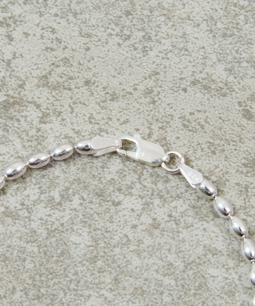 And A（アンドエー）の「And A アンドエー / Link chain necklace ボールチェーンネックレス チョーカー オーバル シルバー925（ネックレス・メンズ・シルバー・50cm/40cm/60cm）」の12枚目の写真