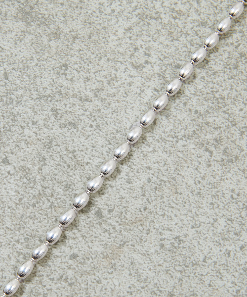 And A（アンドエー）の「And A アンドエー / Link chain necklace ボールチェーンネックレス チョーカー オーバル シルバー925（ネックレス・メンズ・シルバー・50cm/40cm/60cm）」の13枚目の写真
