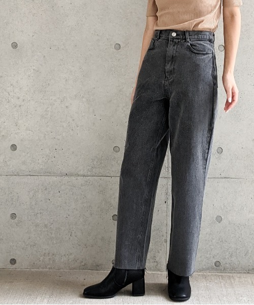 Per sist ence（パーシエンス）の「Per sist ence/パーシエンス　カットオフ5ポケットデニムパンツ（デニムパンツ・レディース・ブラック/グレー/インディゴブルー/ライトインディゴブルー・MEDIUM/SMALL）」の18枚目の写真