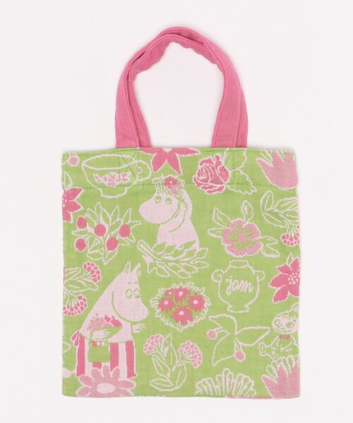 MOOMIN（ムーミン）の「【 MOOMIN / ムーミン 】フラワーブロック ミニバック　 478127150 TOB（エコバッグ/サブバッグ・レディース・グリーン/ピンク/ブルー・FREE）」の7枚目の写真