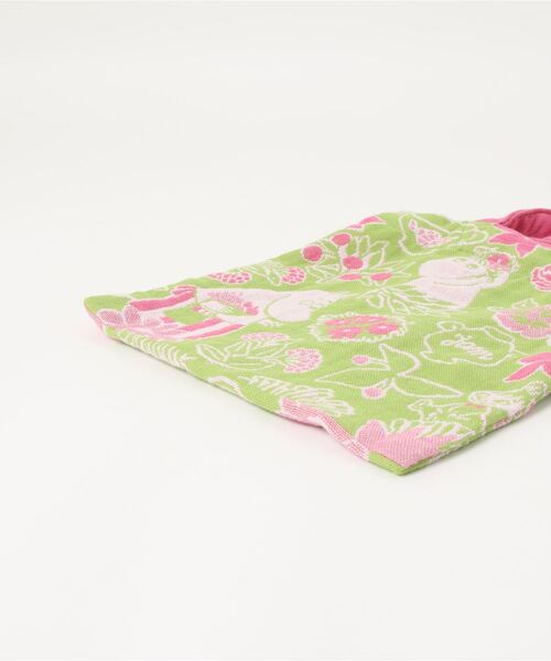 MOOMIN（ムーミン）の「【 MOOMIN / ムーミン 】フラワーブロック ミニバック　 478127150 TOB（エコバッグ/サブバッグ・レディース・グリーン/ピンク/ブルー・FREE）」の6枚目の写真