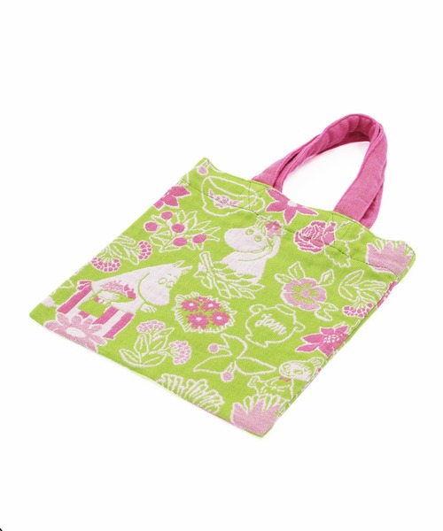 MOOMIN（ムーミン）の「【 MOOMIN / ムーミン 】フラワーブロック ミニバック　 478127150 TOB（エコバッグ/サブバッグ・レディース・グリーン/ピンク/ブルー・FREE）」の9枚目の写真