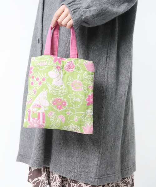 MOOMIN（ムーミン）の「【 MOOMIN / ムーミン 】フラワーブロック ミニバック　 478127150 TOB（エコバッグ/サブバッグ・レディース・グリーン/ピンク/ブルー・FREE）」の18枚目の写真