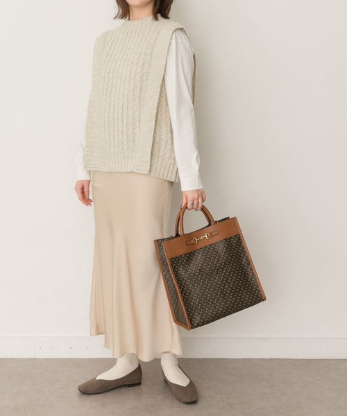 RODE SKO(ロデスコ)の「モノグラムビットトートバッグ(トートバッグ・レディース・ブラウン・ONE)」の4枚目の写真