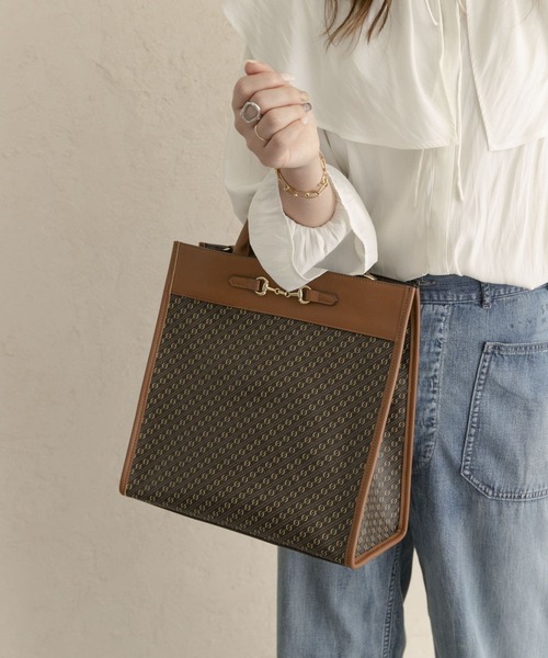 RODE SKO(ロデスコ)の「モノグラムビットトートバッグ(トートバッグ・レディース・ブラウン・ONE)」の8枚目の写真