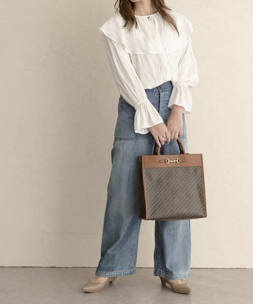 RODE SKO(ロデスコ)の「モノグラムビットトートバッグ(トートバッグ・レディース・ブラウン・ONE)」の11枚目の写真