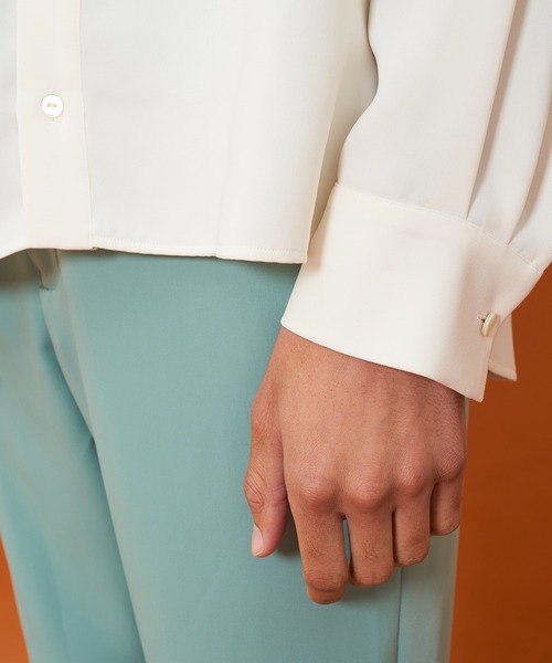 ドレープレイヤードシャツ/DRAPE LAYERED SHIRT（シャツ