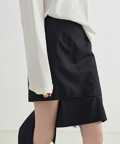 Fano Studios（ファノ ストゥディオズ）の「【Fano Studios】Damage hem mermaid skirt FX21B074（スカート・レディース・ブラック・M/S/L）」の10枚目の写真