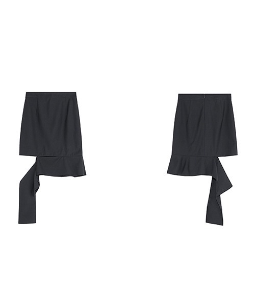 Fano Studios（ファノ ストゥディオズ）の「【Fano Studios】Damage hem mermaid skirt FX21B074（スカート・レディース・ブラック・M/S/L）」の12枚目の写真
