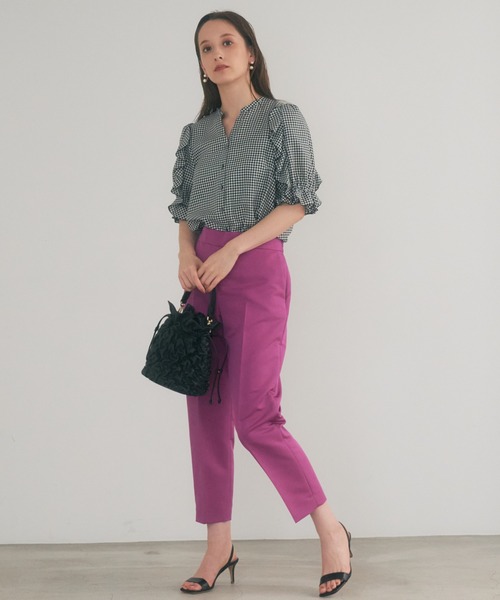ANAYI（アナイ）の「ライトグログランストレート パンツ（その他