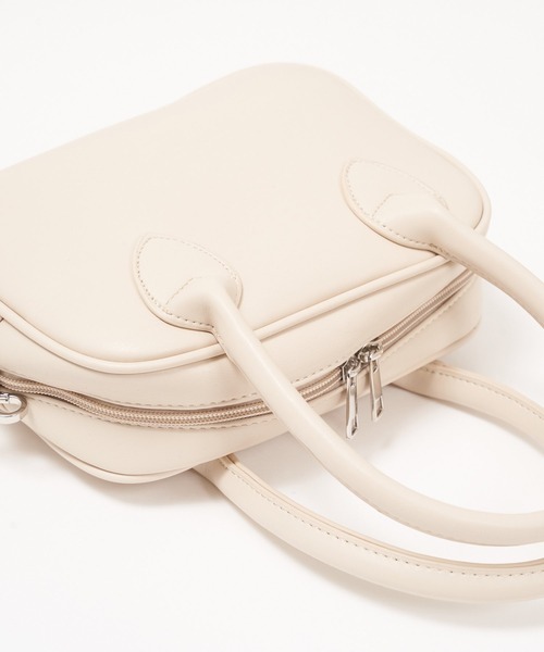 AS KNOW AS PINKY（アズノゥアズピンキー）の「マメポーチ付きボストンバッグ（ボストンバッグ・レディース・ブラック/アイボリー・FREE）」の7枚目の写真