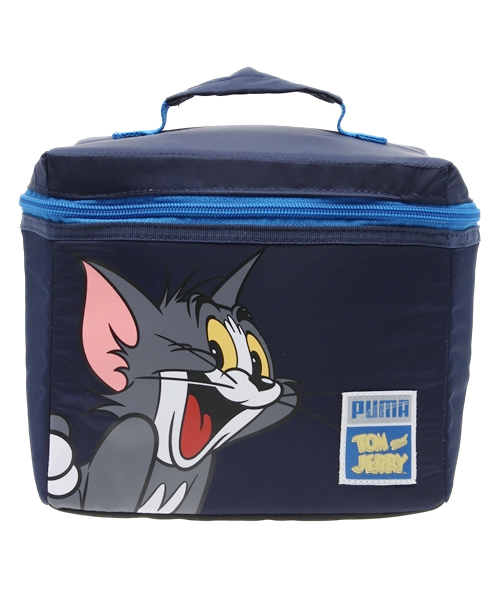 PUMA（プーマ）の「PUMA トム&ジェリー スモール バッグ (KIDS)（ハンドバッグ・キッズ・ネイビー/ピンク・フリー）」の2枚目の写真