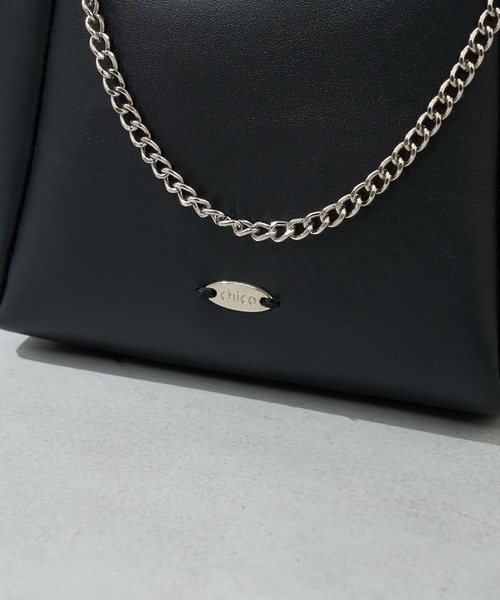 Chico（チコ）の「がま口ミニショルダーバック（ショルダーバッグ・レディース・ブラウン/ブラック系その他/ブラック/アイボリー・FREE）」の12枚目の写真