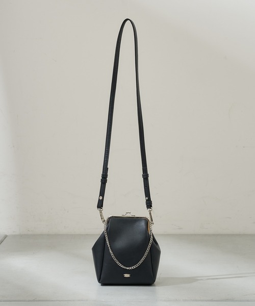 Chico（チコ）の「がま口ミニショルダーバック（ショルダーバッグ・レディース・ブラウン/ブラック系その他/ブラック/アイボリー・FREE）」の17枚目の写真