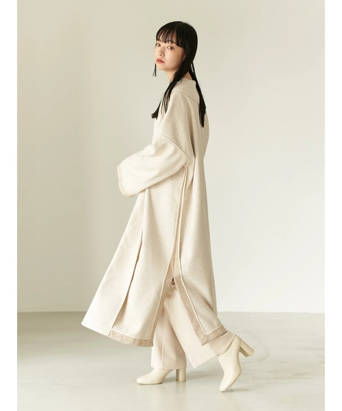 earth music&ecology(アースミュージックアンドエコロジー)の「【WEB限定】5WAYリバーシブルコート+インナー *(ノーカラーコート・レディース・ブラック/モカ/ライトベージュ・FREE)」の6枚目の写真