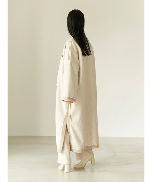 earth music&ecology(アースミュージックアンドエコロジー)の「【WEB限定】5WAYリバーシブルコート+インナー *(ノーカラーコート・レディース・ブラック/モカ/ライトベージュ・FREE)」の14枚目の写真
