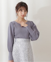 PROPORTION BODY DRESSING | 【堀田茜さん着用 美人百花11月号 掲載商品】ランダムリブマトンスリーブ / 1211270008(ニット/セーター)