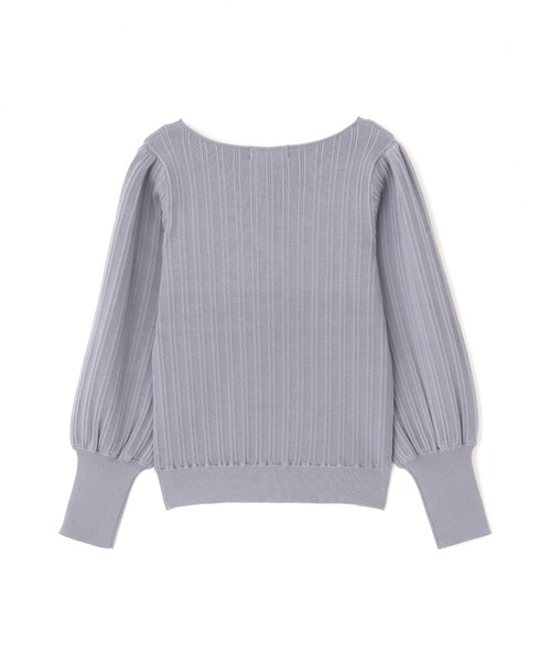 PROPORTION BODY DRESSING(プロポーションボディドレッシング)の「ランダムリブマトンスリーブ / 1211270008(ニット/セーター・レディース・ブルー系その他/ベージュ/オフホワイト/ダークグレー・FREE)」の21枚目の写真