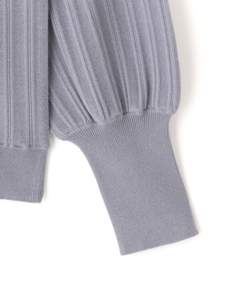 PROPORTION BODY DRESSING(プロポーションボディドレッシング)の「ランダムリブマトンスリーブ / 1211270008(ニット/セーター・レディース・ブルー系その他/ベージュ/オフホワイト/ダークグレー・FREE)」の16枚目の写真