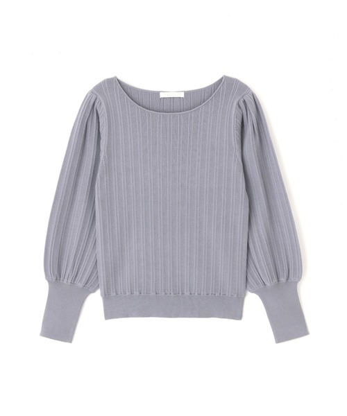 PROPORTION BODY DRESSING(プロポーションボディドレッシング)の「ランダムリブマトンスリーブ / 1211270008(ニット/セーター・レディース・ブルー系その他/ベージュ/オフホワイト/ダークグレー・FREE)」の9枚目の写真