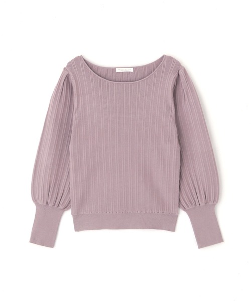 PROPORTION BODY DRESSING(プロポーションボディドレッシング)の「ランダムリブマトンスリーブ / 1211270008(ニット/セーター・レディース・ブルー系その他/ベージュ/オフホワイト/ダークグレー・FREE)」の13枚目の写真