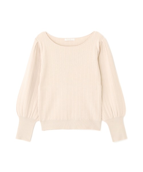 PROPORTION BODY DRESSING(プロポーションボディドレッシング)の「ランダムリブマトンスリーブ / 1211270008(ニット/セーター・レディース・ブルー系その他/ベージュ/オフホワイト/ダークグレー・FREE)」の15枚目の写真