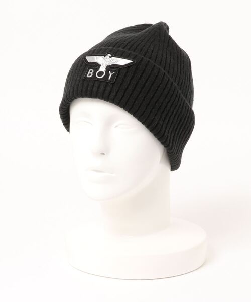 BOY LONDON（ボーイロンドン）の「【BOY LONDON】BOY EAGLE BEANIE（ニットキャップ/ビーニー・メンズ・ブラック・FREE）」の6枚目の写真