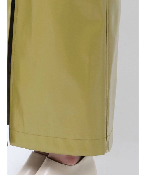 ELENDEEK（エレンディーク）の「パテントロングスカート（スカート・レディース・ブラック/ライトブルー/カーキ・01/02）」の10枚目の写真