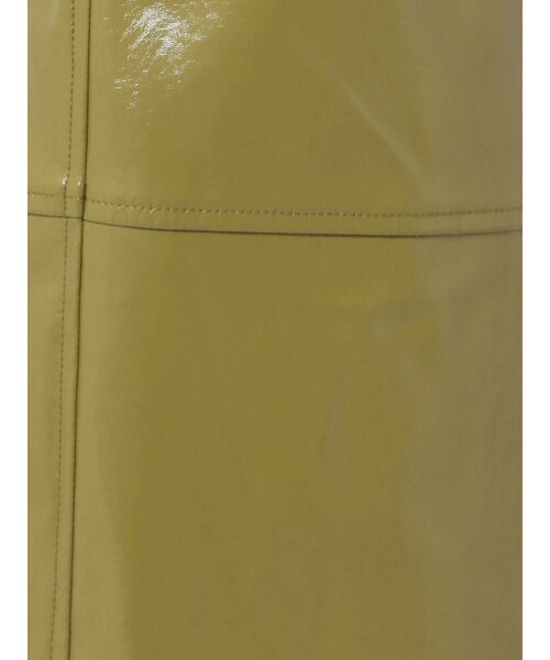 ELENDEEK（エレンディーク）の「パテントロングスカート（スカート・レディース・ブラック/ライトブルー/カーキ・01/02）」の4枚目の写真