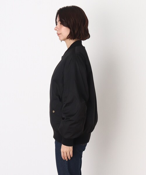 Cutie Blonde(キューティーブロンド)の「◆【S-LL】エコファ-リバーシブルブルゾン(ブルゾン・レディース・ブラック/カーキ/サンドベージュ・04/01/02/03)」の10枚目の写真