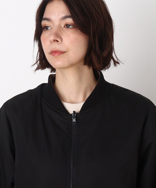 Cutie Blonde(キューティーブロンド)の「◆【S-LL】エコファ-リバーシブルブルゾン(ブルゾン・レディース・ブラック/カーキ/サンドベージュ・04/01/02/03)」の12枚目の写真