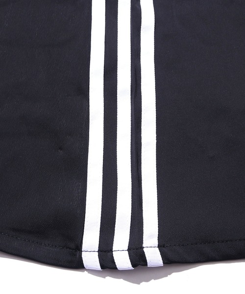 adidas(アディダス)の「adidas originals/アディダス オリジナルス ORIW LONG SATIN SKIRT ロングスカート(スカート・レディース・ブラック・L/M/XS/S)」の9枚目の写真
