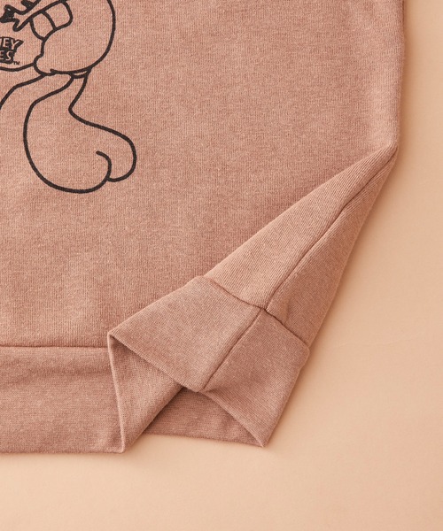 Tom&Jerry(トムアンドジェリー)の「【 TOM&JERRY / TWEETY 】トムとジェリー トゥイーティー プリント ビックシルエット スウェット キッズ(スウェット・キッズ・オートミール/ラベンダー/モカ/スカイブルー/チャコール/オフホワイト/ピンク/ブラウン/ブラック/ベージュ/杢グレー/ミント・150/130/120/110/140/160)」の17枚目の写真
