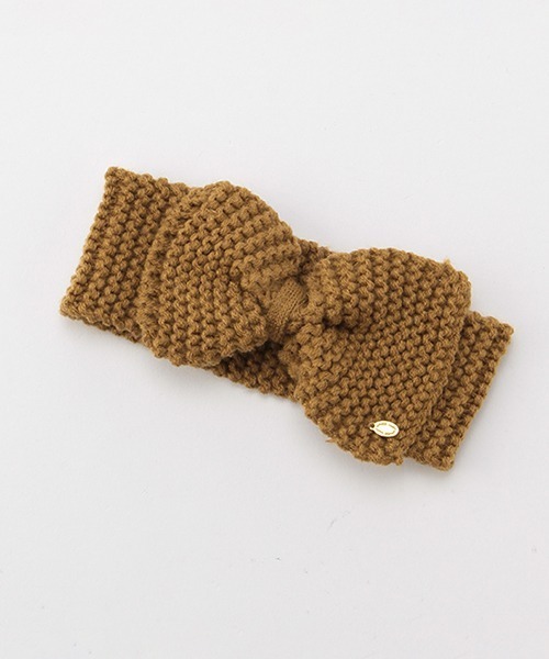 petit main（プティマイン）の「ニットヘアバンド（ヘアバンド・キッズ・アイボリー/キャメル/ライトピンク・FREE）」の11枚目の写真