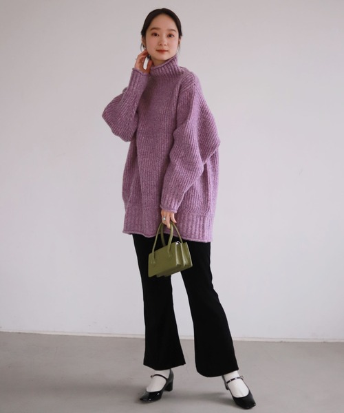 SLOBE citron.（スローブシトロン）の「SLOBE citron. フルーツカラーBIGニット◆（ニット/セーター・レディース・ピンク/グリーン系その他・FREE）」の9枚目の写真