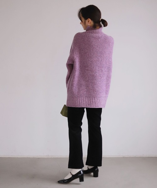 SLOBE citron.（スローブシトロン）の「SLOBE citron. フルーツカラーBIGニット◆（ニット/セーター・レディース・ピンク/グリーン系その他・FREE）」の5枚目の写真