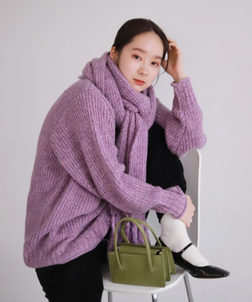 SLOBE citron.（スローブシトロン）の「SLOBE citron. フルーツカラーBIGニット◆（ニット/セーター・レディース・ピンク/グリーン系その他・FREE）」の20枚目の写真