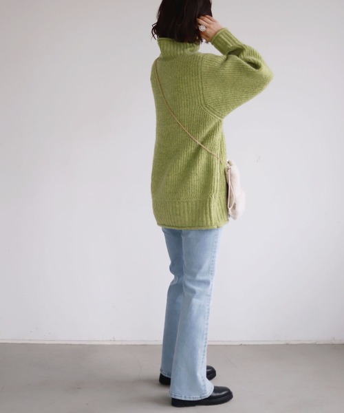 SLOBE citron.（スローブシトロン）の「SLOBE citron. フルーツカラーBIGニット◆（ニット/セーター・レディース・ピンク/グリーン系その他・FREE）」の3枚目の写真