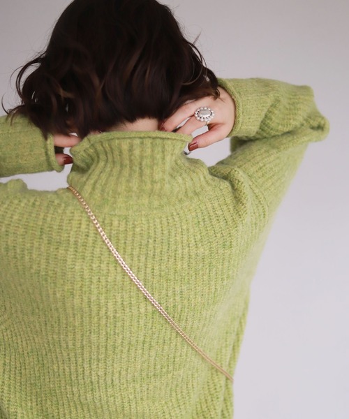 SLOBE citron.（スローブシトロン）の「SLOBE citron. フルーツカラーBIGニット◆（ニット/セーター・レディース・ピンク/グリーン系その他・FREE）」の18枚目の写真