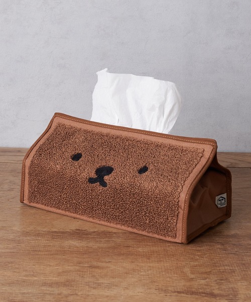 BIRTHDAY BAR（バースデイバー）の「ミッフィー ボリス  ティッシュBOXカバー ｜tente Dick Bruna  miffy（インテリア雑貨・レディース・ホワイト/ブラック/ブラウン・フリー）」の3枚目の写真