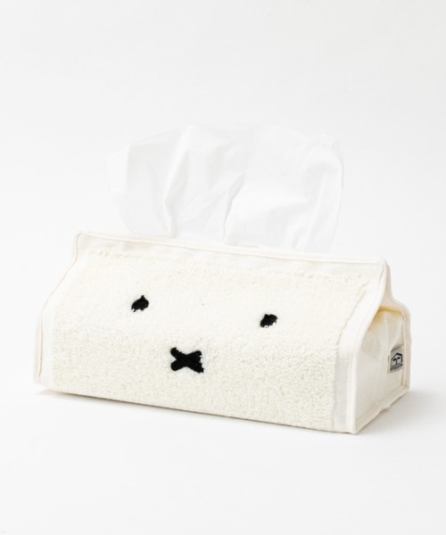 BIRTHDAY BAR（バースデイバー）の「ミッフィー ボリス  ティッシュBOXカバー ｜tente Dick Bruna  miffy（インテリア雑貨・レディース・ホワイト/ブラック/ブラウン・フリー）」の9枚目の写真