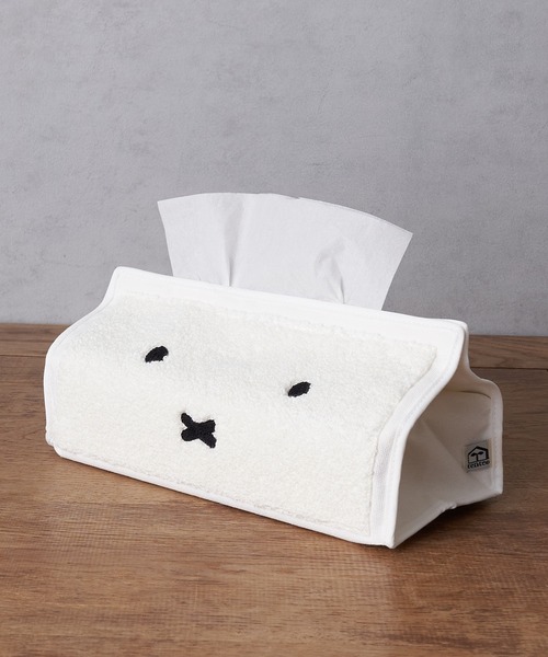 BIRTHDAY BAR（バースデイバー）の「ミッフィー ボリス  ティッシュBOXカバー ｜tente Dick Bruna  miffy（インテリア雑貨・レディース・ホワイト/ブラック/ブラウン・フリー）」の10枚目の写真
