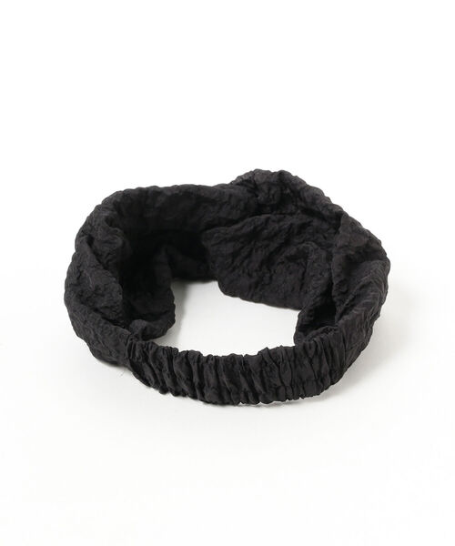 Ray BEAMS（レイビームス）の「CONTROL FREAK × Ray BEAMS / 別注 ギャザー ヘアバンド（ヘアバンド・レディース・グリーン系その他/ブラック・ONE SIZE）」の3枚目の写真