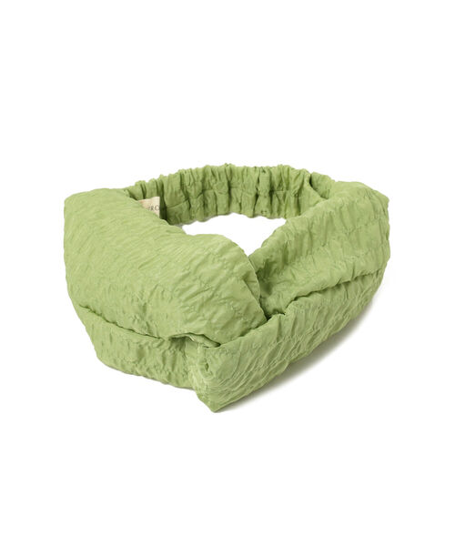 Ray BEAMS（レイビームス）の「CONTROL FREAK × Ray BEAMS / 別注 ギャザー ヘアバンド（ヘアバンド・レディース・グリーン系その他/ブラック・ONE SIZE）」の5枚目の写真