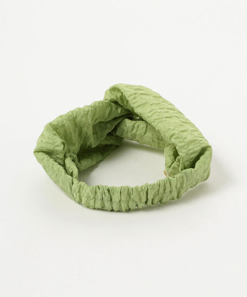 Ray BEAMS（レイビームス）の「CONTROL FREAK × Ray BEAMS / 別注 ギャザー ヘアバンド（ヘアバンド・レディース・グリーン系その他/ブラック・ONE SIZE）」の6枚目の写真