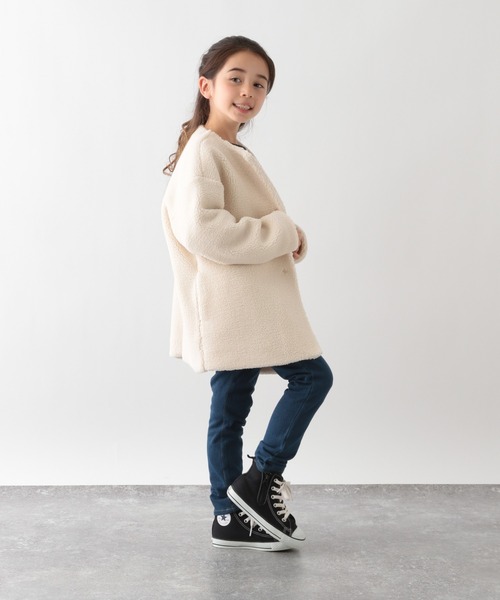 GLOBAL WORK（グローバルワーク）の「【キッズ】ボアノーカラーコート/239862（その他アウター・キッズ・オフホワイト/グレー系その他3・100cm/110cm/160cm/150cm/140cm/130cm/120cm）」の16枚目の写真