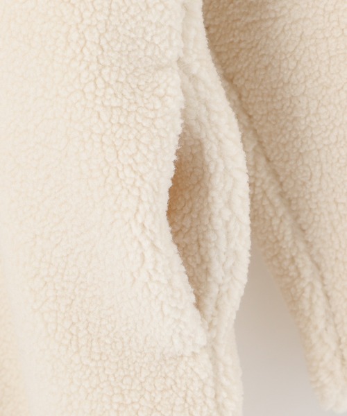 GLOBAL WORK（グローバルワーク）の「【キッズ】ボアノーカラーコート/239862（その他アウター・キッズ・オフホワイト/グレー系その他3・100cm/110cm/160cm/150cm/140cm/130cm/120cm）」の9枚目の写真