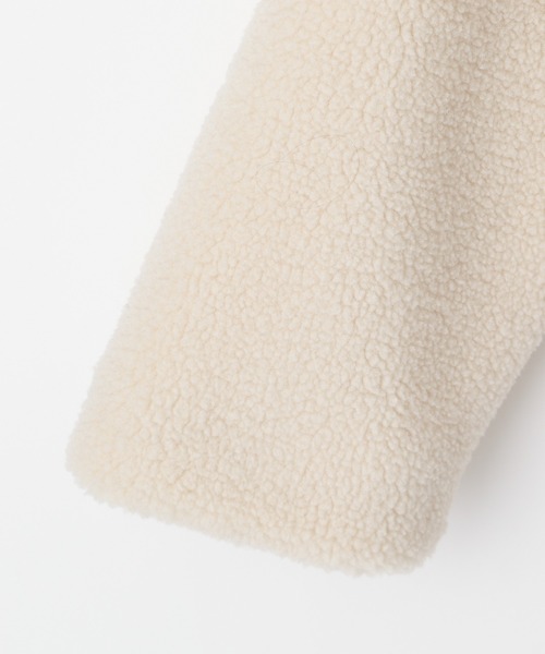 GLOBAL WORK（グローバルワーク）の「【キッズ】ボアノーカラーコート/239862（その他アウター・キッズ・オフホワイト/グレー系その他3・100cm/110cm/160cm/150cm/140cm/130cm/120cm）」の6枚目の写真