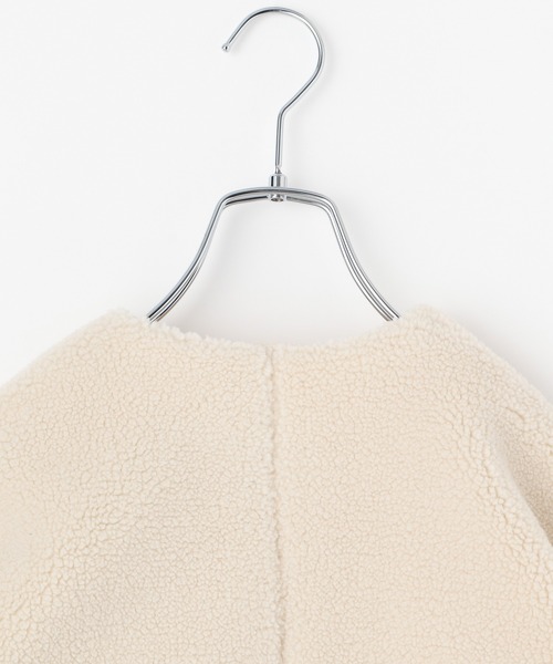 GLOBAL WORK（グローバルワーク）の「【キッズ】ボアノーカラーコート/239862（その他アウター・キッズ・オフホワイト/グレー系その他3・100cm/110cm/160cm/150cm/140cm/130cm/120cm）」の15枚目の写真